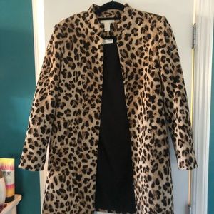 NWT Leopard H&M Coat